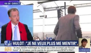 Hulot : "Rien de ce qu'il a été conduit à faire dans l'année ne doit le faire rougir" estime Griveaux