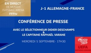 Mercredi 5, Équipe de France : la conférence de Varane et Deschamps en direct (17h30)