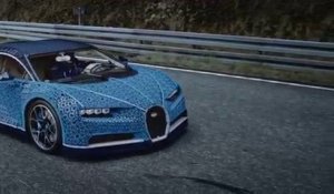 Une Bugatti Chiron taille réelle en Lego