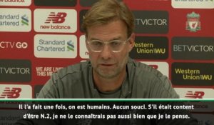 Liverpool - Klopp : ''Il y a pire dans la vie qu'être un N.2 bien payé''