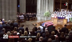 John Mccain : obsèques anti-Trump