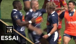 TOP 14 - Essai Jake MCINTYRE 2 (SUA) - Agen - Perpignan - J2 - Saison 2018/2019