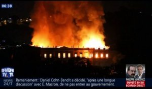 Un incendie ravage le Musée National de Rio de Janeiro