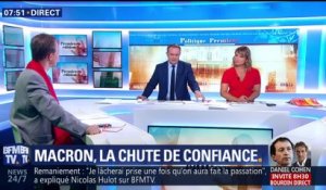 L’édito de Christophe Barbier: Macron, la chute de confiance