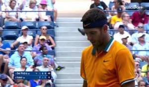 Del Potro a encore sorti le grand jeu : les temps forts de son quart de finale