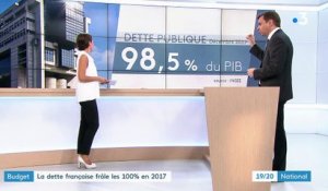 Budget : la dette française frôle les 100% en 2017