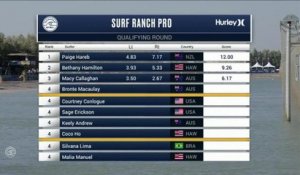 Adrénaline - Surf : Bethany Hamilton with a 4.17 Wave from Surf Ranch Pro, Women's Championship Tour - Qualifying Round