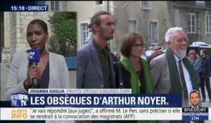 "Je suis très fier de mon fils", le père d'Arthur Noyer s'est exprimé lors des obsèques du jeune caporal