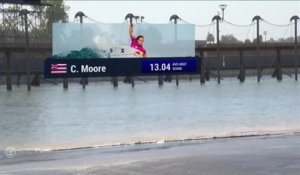 Adrénaline - Surf : Carissa Moore with a 2.17 Wave from Surf Ranch Pro, Women's Championship Tour - Qualifying Round