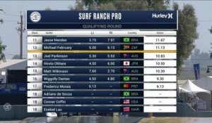 Adrénaline - Surf : Frederico Morais with a 5.27 Wave from Surf Ranch Pro, Men's Championship Tour - Qualifying Round