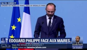 Edouard Philippe ironise au Congrès des maires: "Certains m'ont prédit un moment difficile"