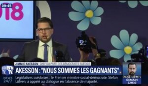 Suède: "Nous sommes les gagnants de ces élections", revendique le leader de l'extrême droite qui se place en position de faiseur de roi