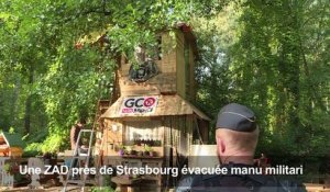 ZAD évacuée près de Strasbourg: opposants et préfet réagissent