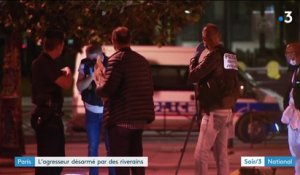 Paris : l'agresseur au couteau maîtrisé par des civils