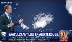 Quand la tempête Isaac va-t-elle frapper les Antilles?