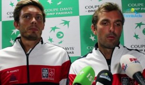 Coupe Davis 2018 - Nicolas Mahut et Julien Benneteau :  un double français "prêt" et qui attend