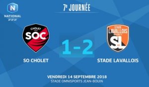 J07 : SO Cholet - Stade Lavallois (1-2), le résumé