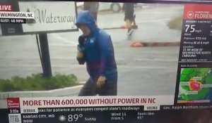 Un journaliste au milieu de l’Ouragan Florence