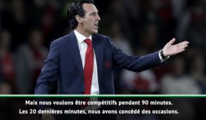 Arsenal - Emery : "Le regret d'avoir encaissé deux buts"
