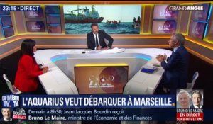 L'Aquarius veut débarquer 58 migrants à Marseille (2/2)