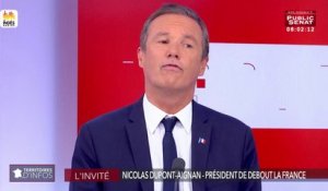 Invité : Nicolas Dupont-Aignan - Territoires d'infos (25/09/2018)