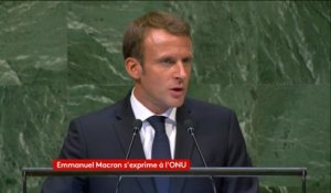 Assemblée générale de l'ONU : La lutte contre les inégalités sera une priorité du G7 présidé par la France en 2019 annonce Emmanuel Macron