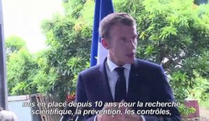 Martinique: Macron évoque la pollution au chlordécone