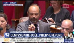 Démission refusée de Collomb: "Chaque ministre doit se consacrer pleinement à sa tâche", affirme Édouard Philippe