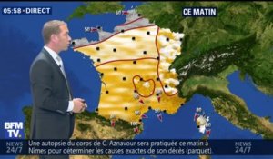 Météo : "De plus en plus de nuages et de petites précipitations sur la partie nord du pays"