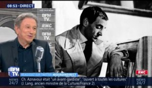 Pour Michel Drucker, Charles Aznavour "aurait aimé des obsèques nationales"