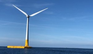 L’éolienne marine flottante Floatgen produit de l’électricité