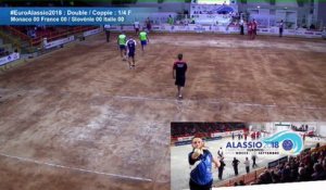Quarts de finale double, Euro Masculin, Alassio 2018