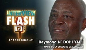 Interview Flash : M. N'dohi Yapi Raymond, Maire de la commune de Koumassi