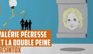 Valérie Pécresse et la double peine - DÉSINTOX - 08/10/2018