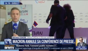 Emmanuel Macron annule sa conférence de presse au sommet de la francophonie