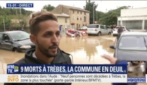 Inondations dans l'Aude: "On n'a rien compris, ça n'a pas été annoncé"