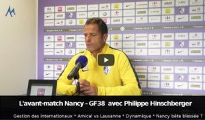 AS Nancy Lorraine - GF38 : avant-match avec Philippe Hinschberger