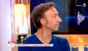 Un journaliste de Paris Match a pu écouter l'album de Johnny Hallyday et donne son avis dans "C à vous" - Regardez