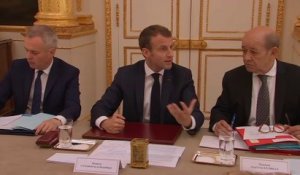 Conseil des ministres: Emmanuel Macron prévient "nous aurons à porter des réformes extrêmement ambitieuses"