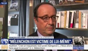 Pour François Hollande, Jean-Luc Mélenchon "est victime de lui-même"