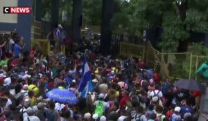 Vague impressionnante de migrants honduriens au Mexique