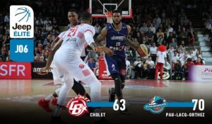 Jeep® ÉLITE : Cholet vs Pau-Lacq-Orthez (J6)