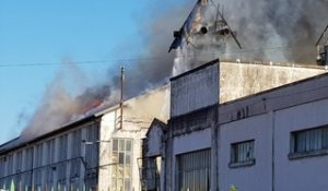 Incendie dans le bâtiment historique de la BTT à Thaon-lès-Vosges