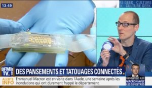 Des pansements et tatouages connectés