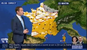 Météo : ciel chargé sur la moitié nord du pays ce mercredi