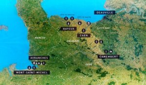 AVANT-PREMIERE: "La carte aux trésors" va survoler la Normandie ce soir en prime sur France 3 - Découvrez les 1ères images- VIDEO