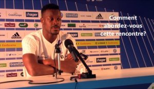 Conférence de presse du Racing Strasbourg avant le déplacement à Guingamp (Ligue 1, saison 2018/2019, 11e journée)