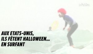 Aux Etats-Unis, ils fêtent Halloween... en surfant