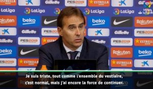 Clasico - Lopetegui : "J'ai encore la force de continuer"