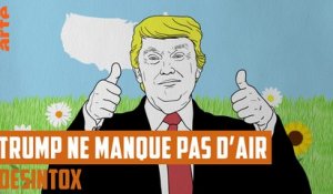 Donald Trump met de l'intox dans son air - DÉSINTOX - 29/10/2018